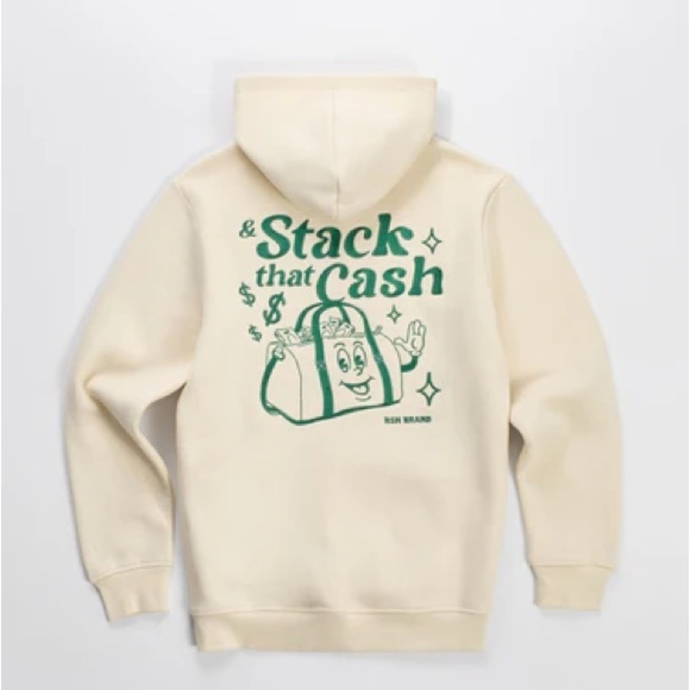 Sz various Reason Cream Hoodie with Graphic Design